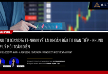 [CẬP NHẬT PHÁP LÝ] THÔNG TƯ 03/2025/TT NHNN VỀ TÀI KHOẢN ĐẦU TƯ GIÁN TIẾP - KHUNG PHÁP LÝ MỚI TOÀN DIỆN