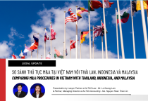 SO SÁNH THỦ TỤC M&A TẠI VIỆT NAM VỚI THÁI LAN, INDONESIA VÀ MALAYSIA