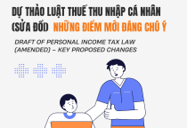 Dự Thảo Luật Thuế Thu Nhập Cá Nhân (sửa Đổi) – Những Điểm Mới Đáng Chú Ý 