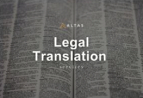 Dịch vụ về Dịch Thuật Pháp Lý