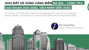 Bộ Xây dựng phê duyệt quy hoạch phát triển khu đất và vùng cảng biển Bà Rịa – Vũng Tàu giai đoạn 2021-2030, tầm nhìn đến 2050