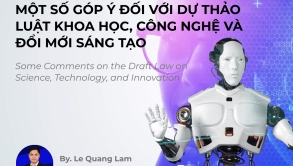 Một Số Góp Ý Đối Với Dự Thảo  Luật Khoa Học, Công Nghệ Và Đổi Mới Sáng Tạo