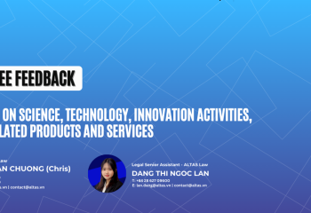 Góp Ý Dự Thảo Nghị Định Quy định hoạt động khoa học, công nghệ, đổi mới sáng tạo và sản phẩm, dịch vụ về dữ liệu