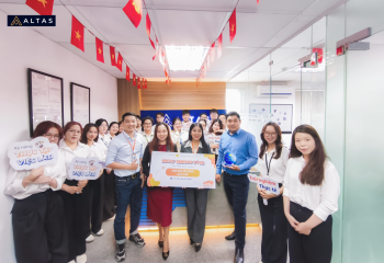 HUFLIT GIAO LƯU VÀ THAM QUAN ALTAS CORP: MỞ RỘNG TẦM NHÌN NGHỀ NGHIỆP CHO SINH VIÊN NGÀNH PHÁP LÝ